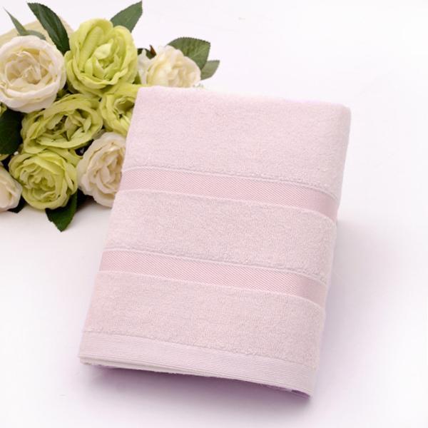 Ultra Soft, Absorbent and Anti-Microbial 450 GSM Bamboo Bath Towel (Baby Pink)