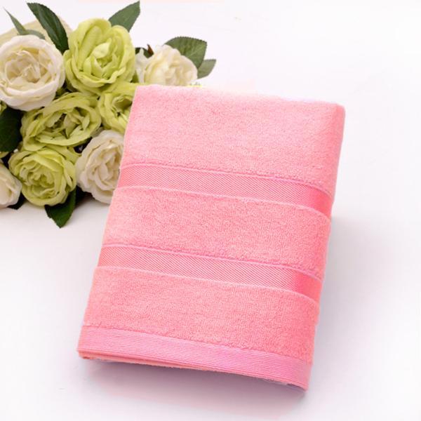 Ultra Soft, Absorbent and Anti Microbial 450 GSM Bamboo Bath Towel (Rose Red)