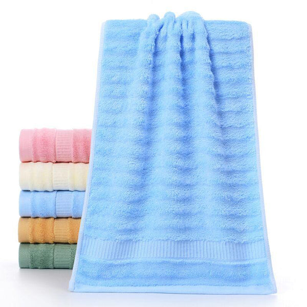 Ultra Soft, Absorbent and Antimicrobial, 600 GSM, 3 Piece (Bath, Hand, and Face) Bamboo Towel Set - Sky Blue