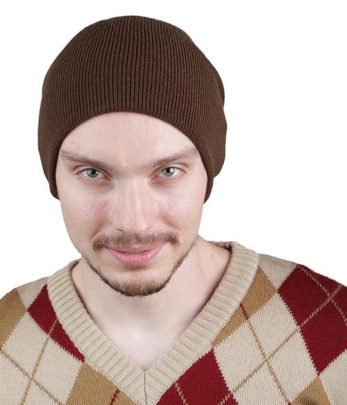 Unisex Merino Wool Skull Cap