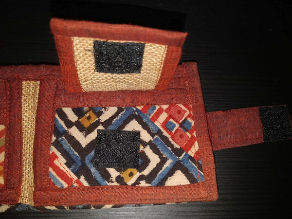 Unisex Wallet (Geometric Print) - Created by Women Artisans from Hyderabad