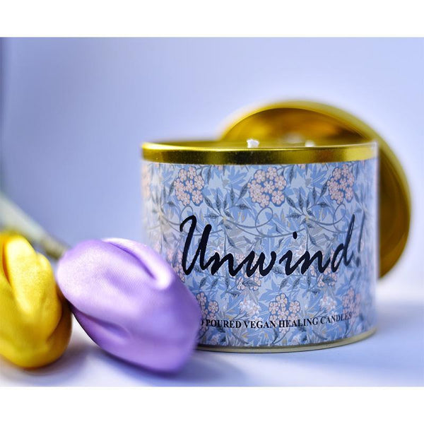 Natural Scented Hand-Poured Candle - Unwind