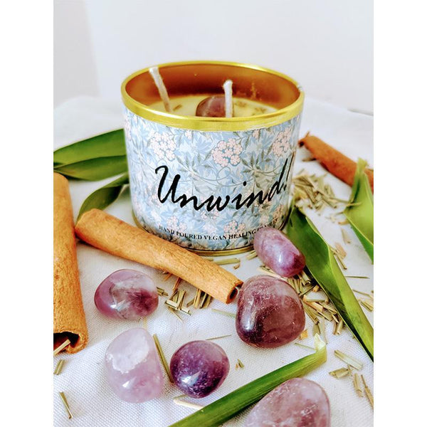 Natural Scented Hand-Poured Candle - Unwind