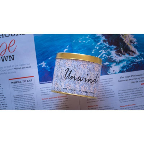 Natural Scented Hand-Poured Candle - Unwind