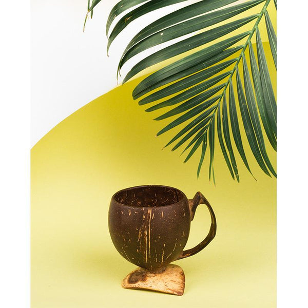 Upcycled Coconut Shell Tea Cup