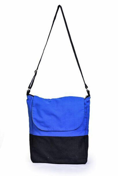 Upcycled Foldable Unisex Messenger Bag
