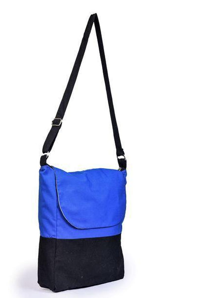Upcycled Foldable Unisex Messenger Bag
