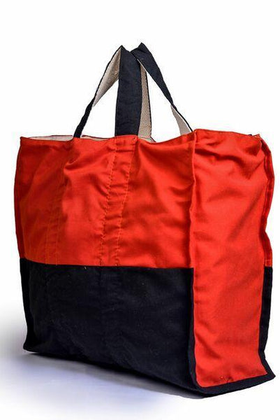 Upcycled Foldable Heavy Duty Shopping Bag
