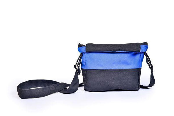 Upcycled Foldable Unisex Cross Body Sling Bag