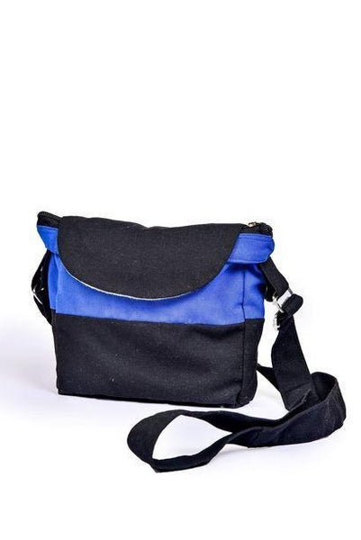Upcycled Foldable Unisex Cross Body Sling Bag