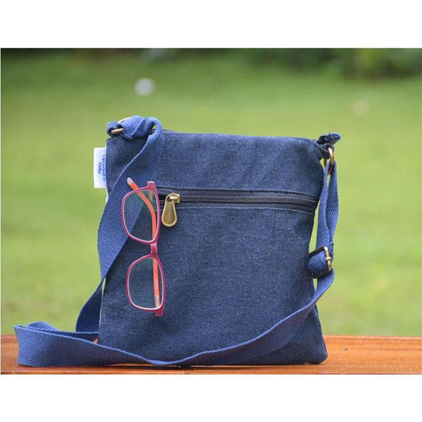 Velocity Bag made with Upcycled Jeans