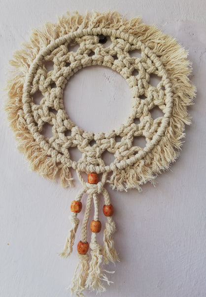 Macrame Wreath Ring Wall Hanging Handmade By Women Artisans