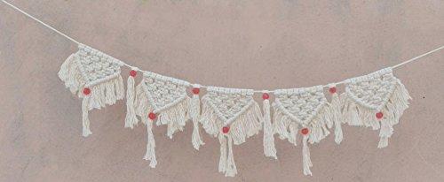 Macrame Bunting Wall Hanging Handmade by Women Artisans