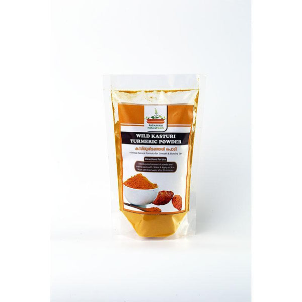 Natural Wild Kasthuri Turmeric Powder - Pack of 2, 100g each