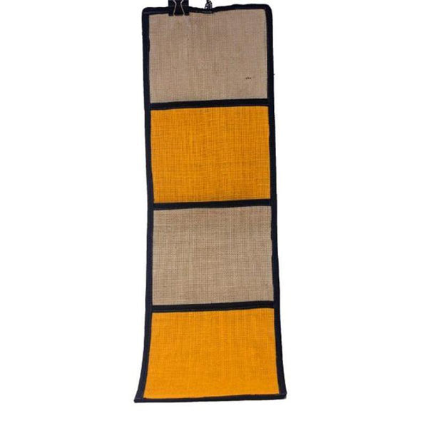 Jute Wall Hanger with Pockets from Agiripalli, Andhra Pradesh