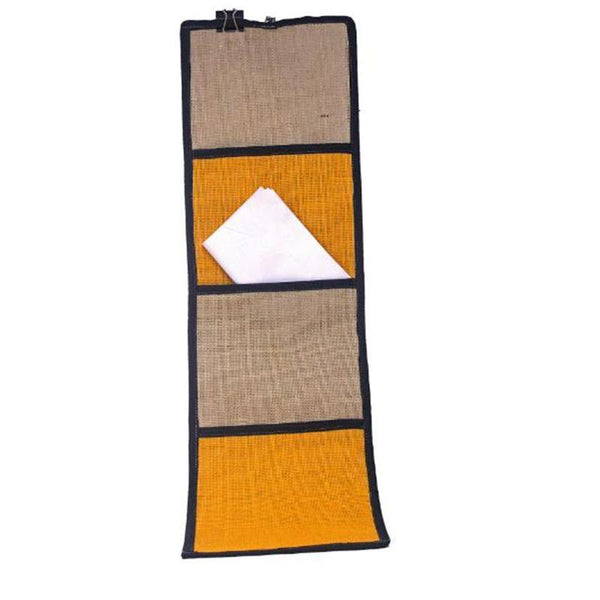 Jute Wall Hanger with Pockets from Agiripalli, Andhra Pradesh