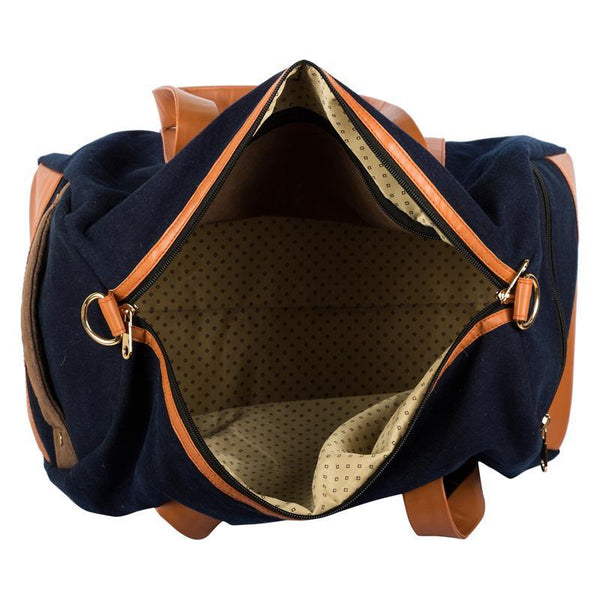Washed Denim Duffel Bag Handmade by Women Artisans