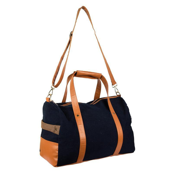 Washed Denim Duffel Bag Handmade by Women Artisans