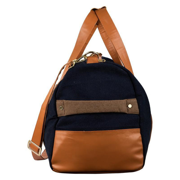 Washed Denim Duffel Bag Handmade by Women Artisans