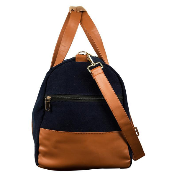 Washed Denim Duffel Bag Handmade by Women Artisans