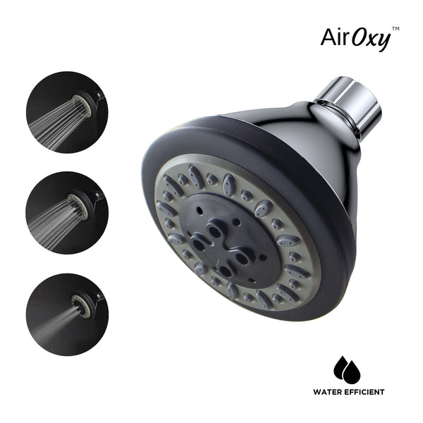 Water-Saving AirOxy 3-Function Shower Head