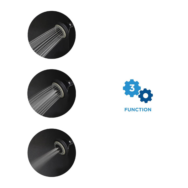 Water-Saving AirOxy 3-Function Shower Head