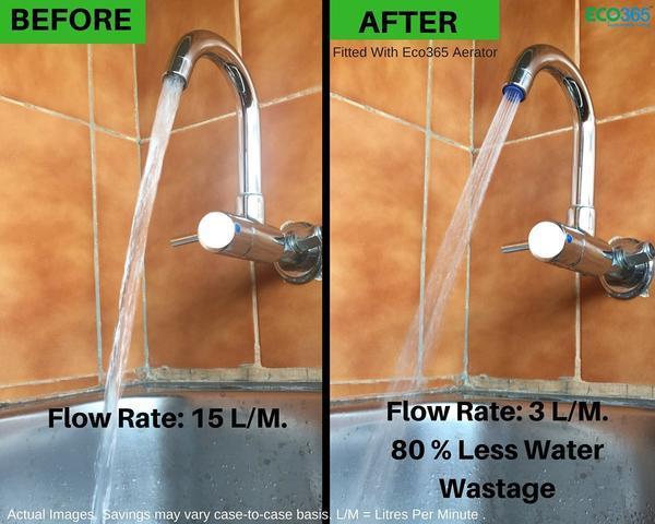 Water Saving Adaptor for Taps