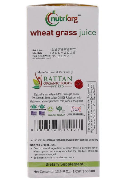 Wheat Grass Juice, 500ml