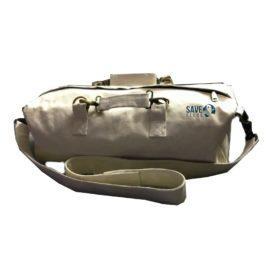 White Canvas Duffle Bag