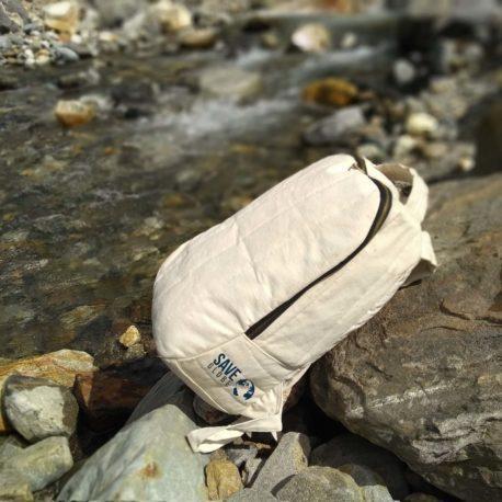White Canvas Laptop Bag