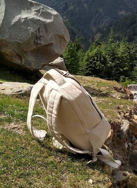 White Canvas Laptop Bag