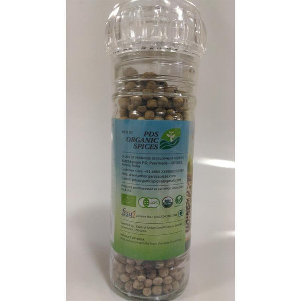 White Malabar Pepper (Grinder Bottle), 60g