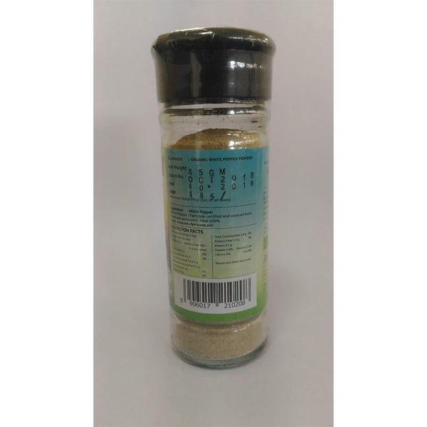White Pepper Powder in Bottle, 45g (Pack of 2)