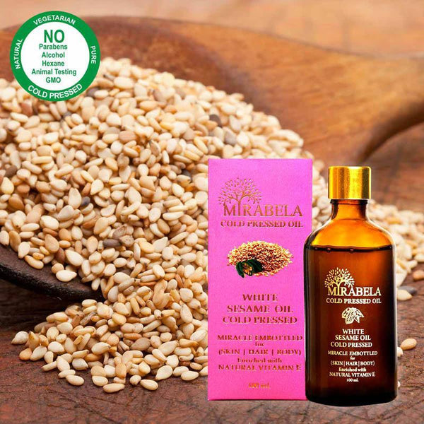 Cold Pressed White Sesame Oil, 100ml