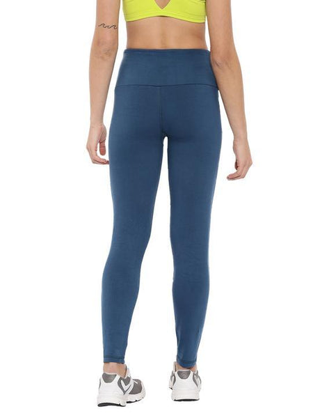 Women's Bamboo Ankle-Length Leggings - Sailor Blue (AWFL001S)
