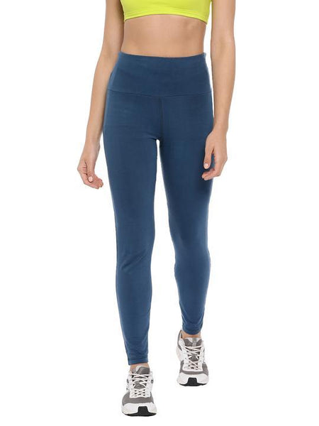Women's Bamboo Ankle-Length Leggings - Sailor Blue (AWFL001S)