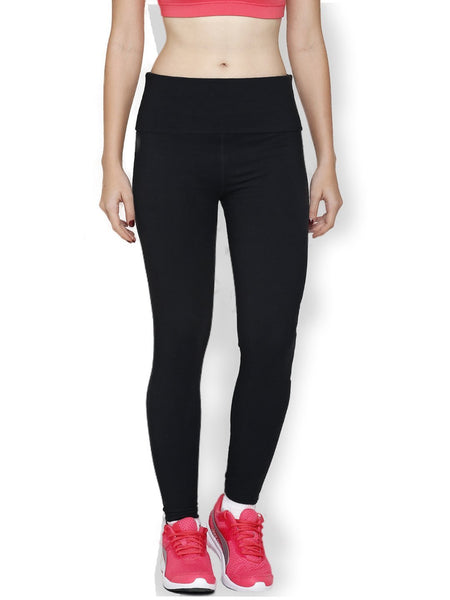 Women's Bamboo Ankle-Length Leggings - Slate Black (AWFL001K)
