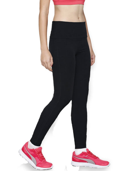 Women's Bamboo Ankle-Length Leggings - Slate Black (AWFL001K)