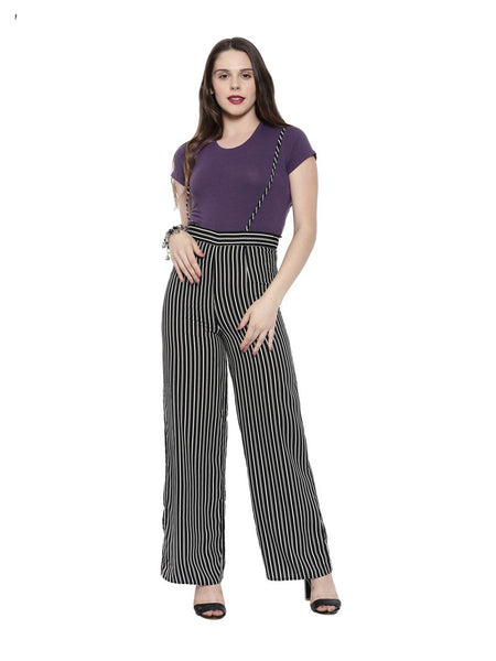 Women'S Bamboo Classic Crew Neck T-Shirt - Midnight Plum (AWFT001P)