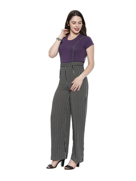 Women'S Bamboo Classic Crew Neck T-Shirt - Midnight Plum (AWFT001P)