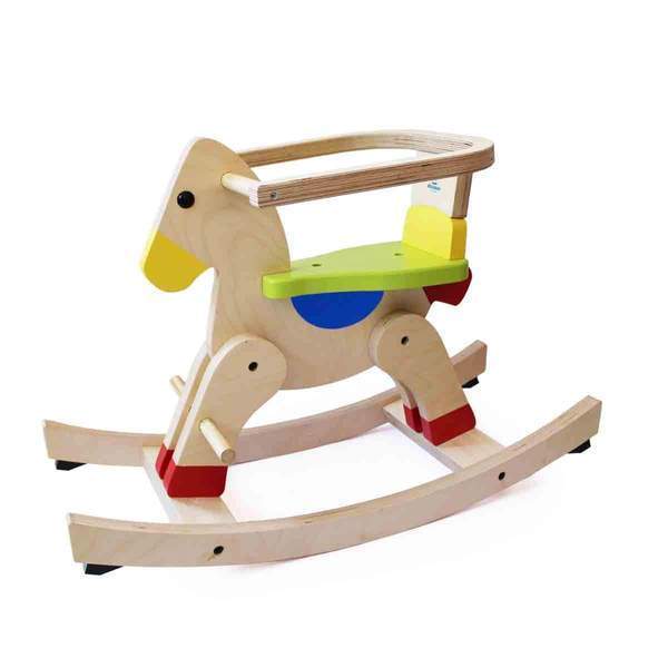 Wooden Rocking Horse - 100% Safe, Natural & Eco-Friendly