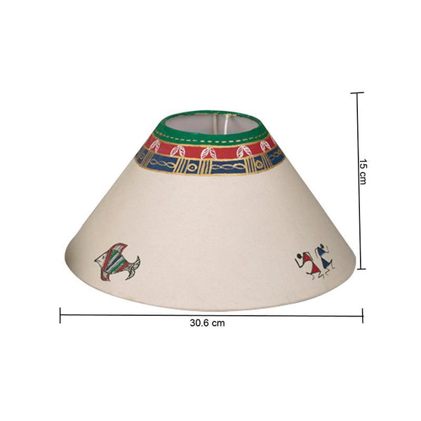 Hand-Carved Wooden Hand-Painted Table Lamp created by Traditional Artisans
