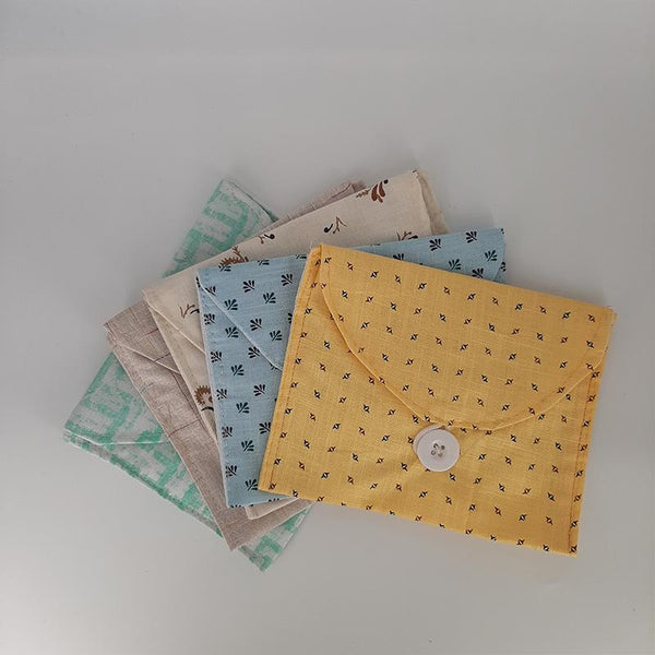 Pad Pouch Made of Recycled Cloth - Pack of 4