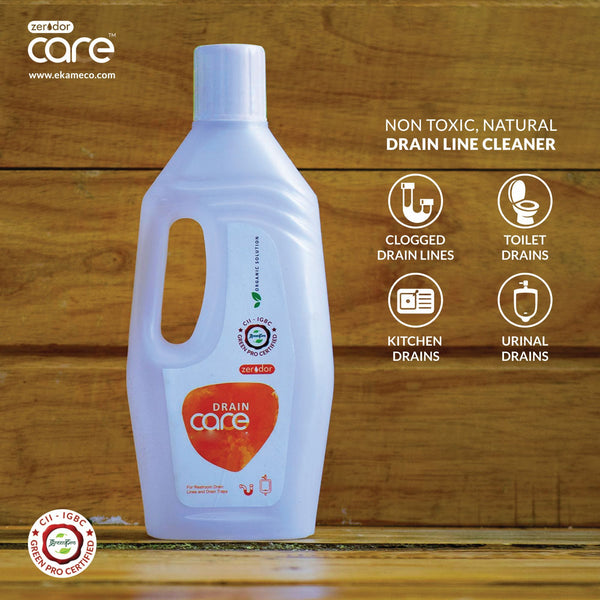 Drain CARE Restroom - Natural Declogger and Degreaser