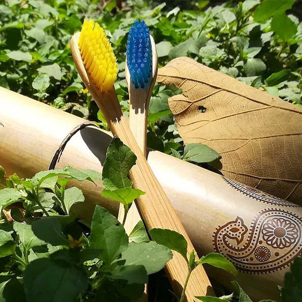 Bamboo Toothbrushes (Set of 4)
