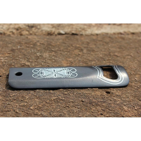 Handcrafted Bidri Bottle/Can Opener (Traditional Design)