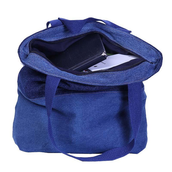 Blissful Denim Bag made with Upcycled Jeans