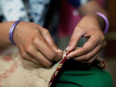 Earthen Cushion Cover - 10 created by traditional artisan communities