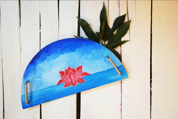 Kamal Tray Hand Painted by Women Artisans