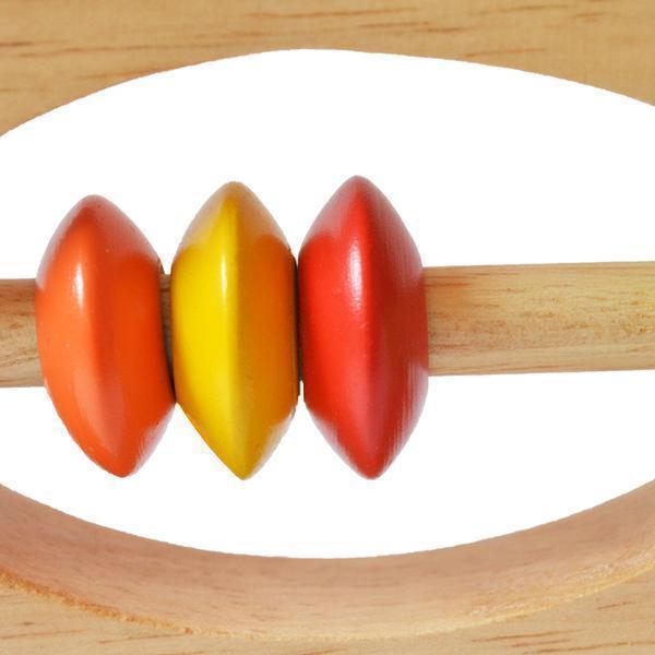 Wooden Elephant Rattle and Teether for Infants